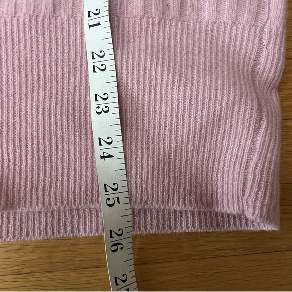 FRANCO VALERI Pink embroidered lambswool Angora blend sweater - Vintage - Picture 6 of 7